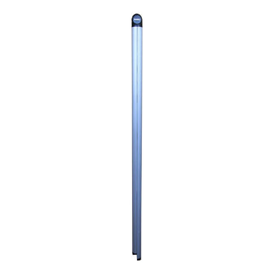 Indalex TS80 0.9M Domestic Aluminium 100KG Slimline Stepladder folded front view on white background