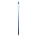 Indalex TS80 0.9M Domestic Aluminium 100KG Slimline Stepladder folded front view on white background