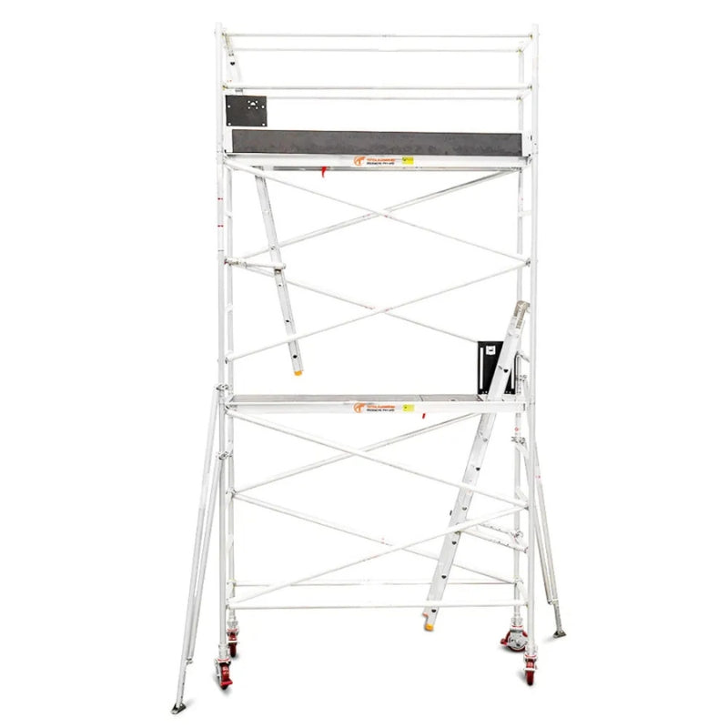 Total Aluminium 4.3-4.6m Narrow Mobile Scaffolding Tower (Single Width)