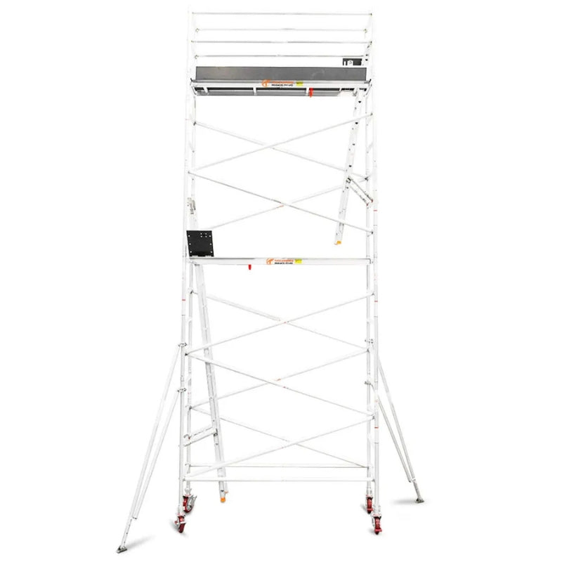 Total Aluminium 5.9-6.2m Narrow Mobile Scaffolding Tower (Single Width)