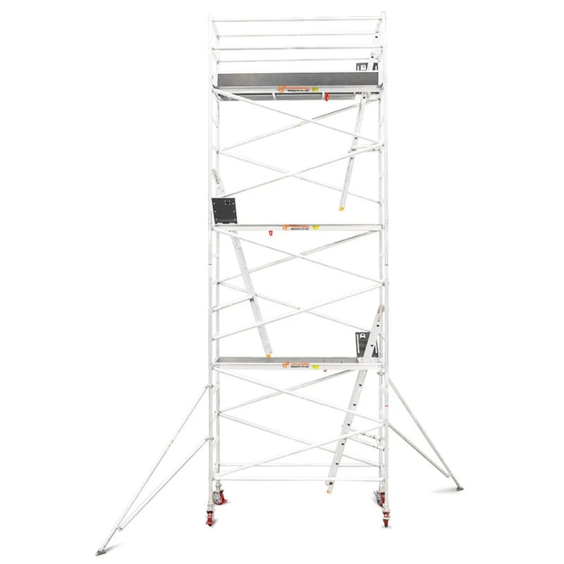 Total Aluminium 6.3-6.6m Narrow Mobile Scaffolding Tower (Single Width)