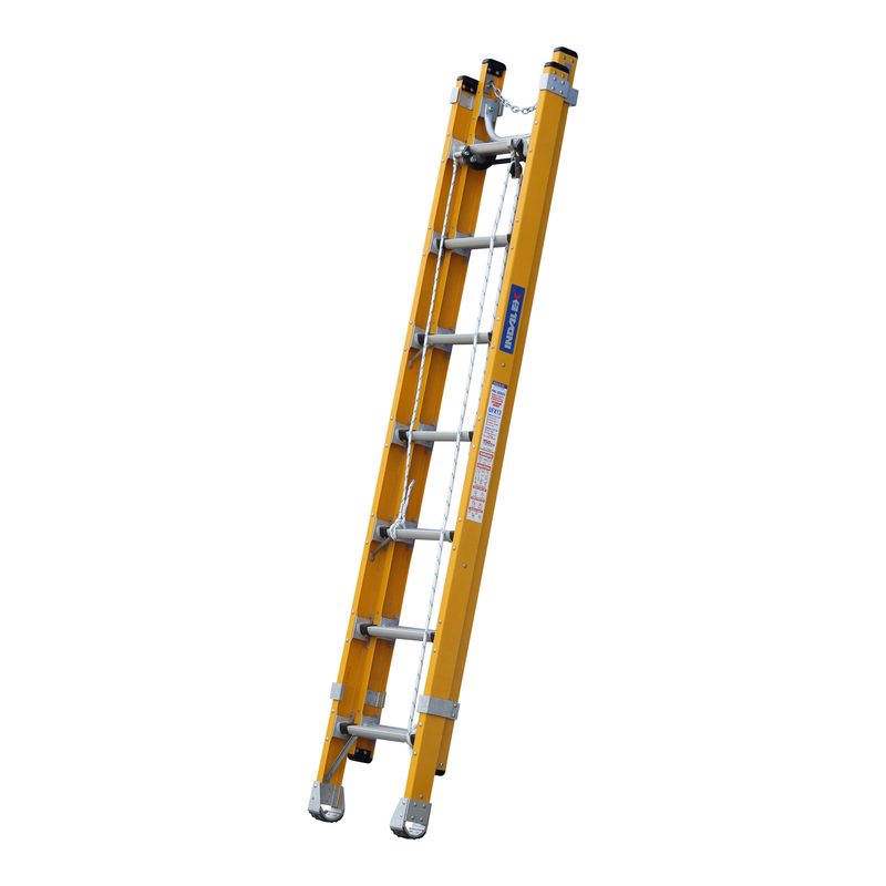 Indalex Pro Series UFX Fibreglass Extension Ladder 2.7-4.0m 13ft 150kg Industrial UFX13